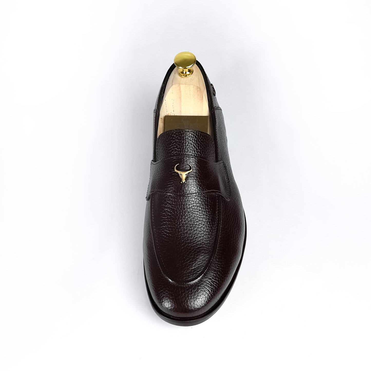 Piel Cureo Men's Genuine Leather Loafers - Premium Textured Slip-Ons