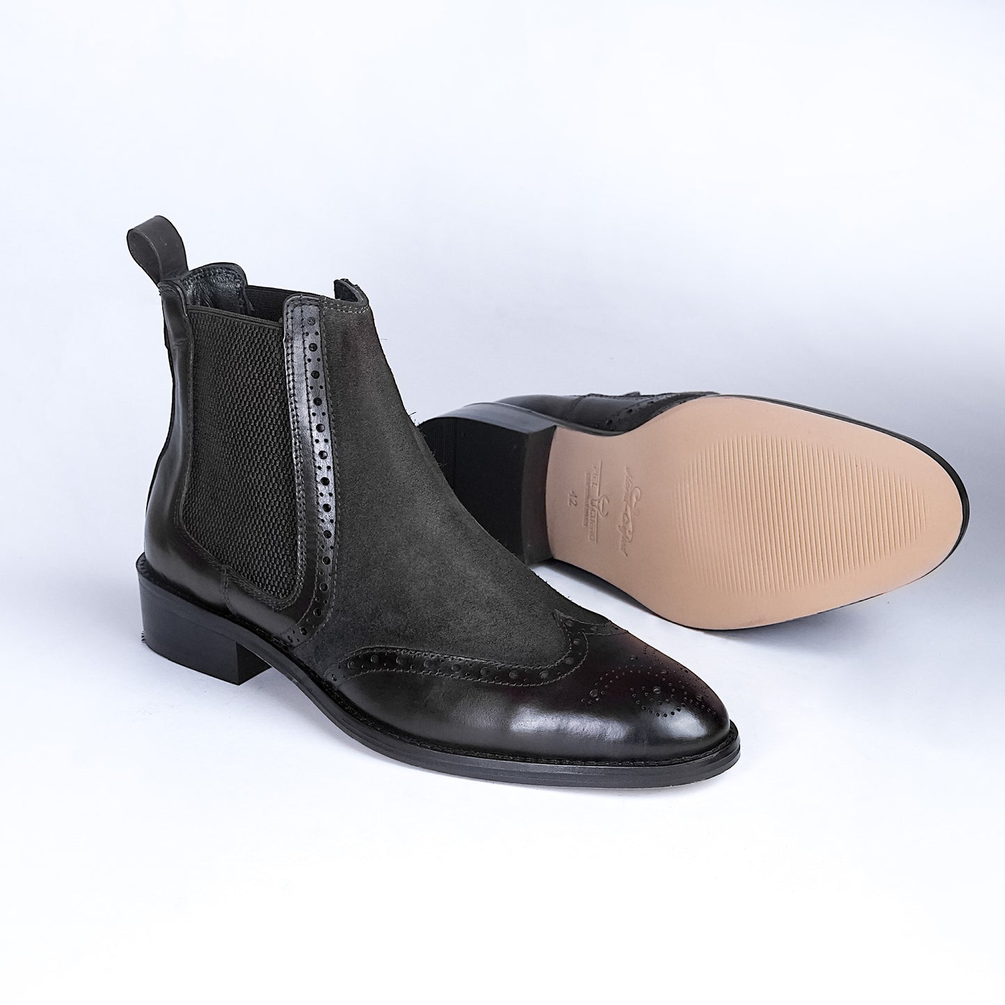 Genuine Leather Handmade Shoes - Unique Design & Premium Quality Brown