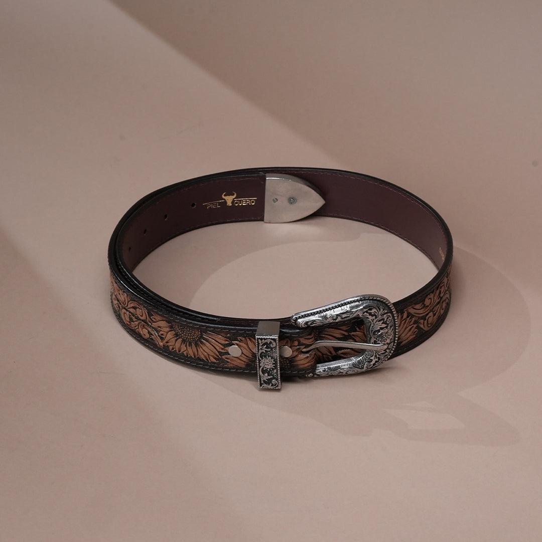 Cowboy Leather Belt for Men | Handcrafted Western Leather Belt