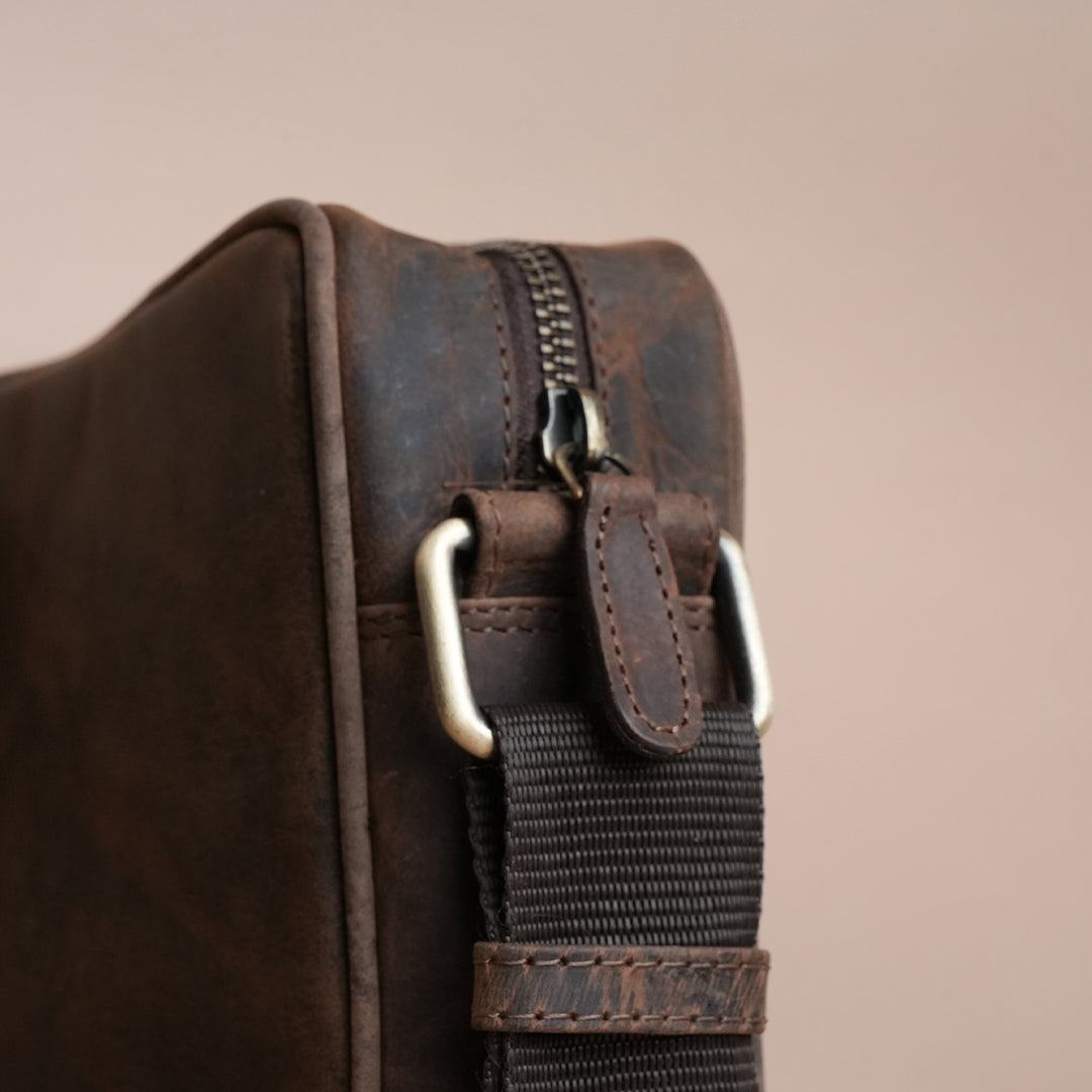 Brown Hanter Leaser SIde Bag (Signature Series)