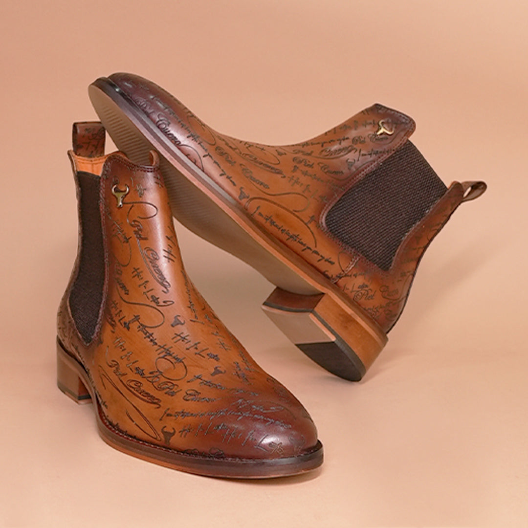 Premium Genuine Leather Chelsea Boots – Handcrafted Elegance by Piel Cuero