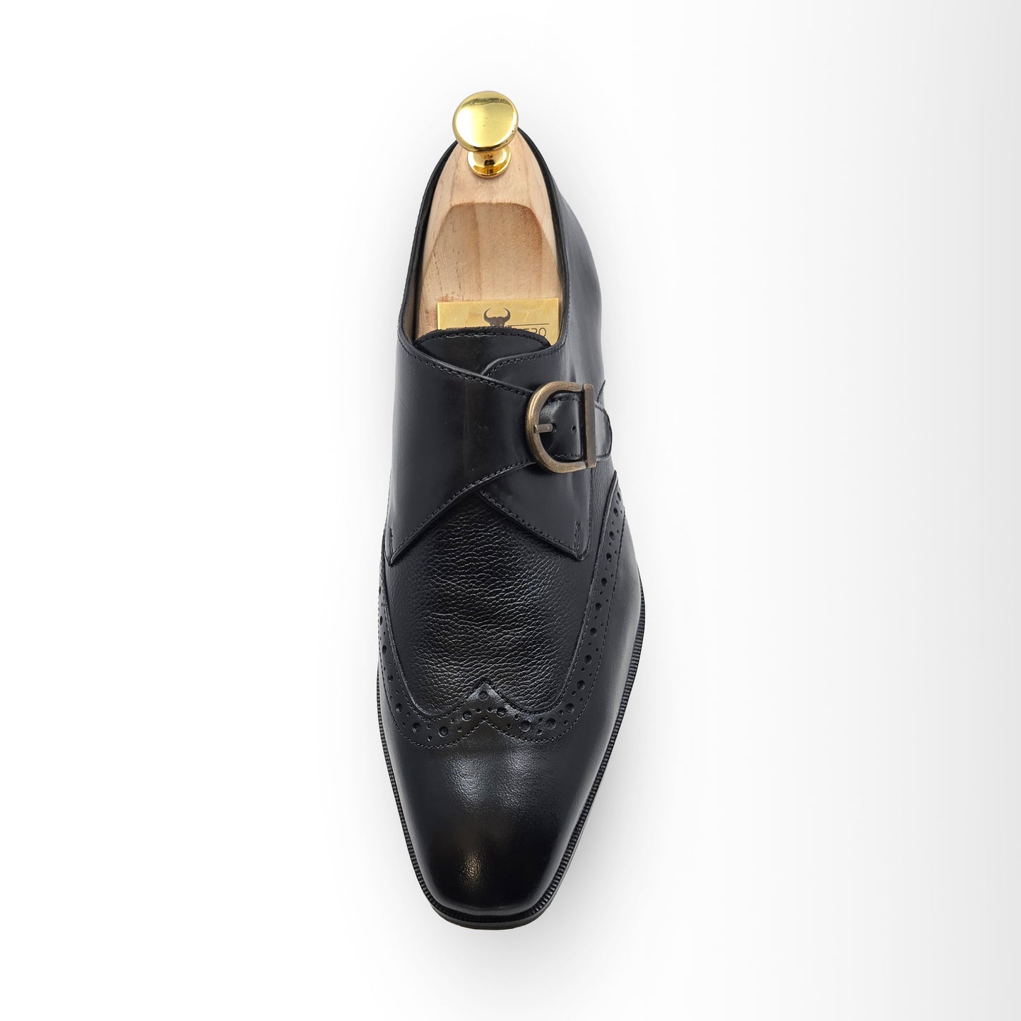 Men's Wingtip Monk Strap Shoes | Piel Cuero Handcrafted Leather