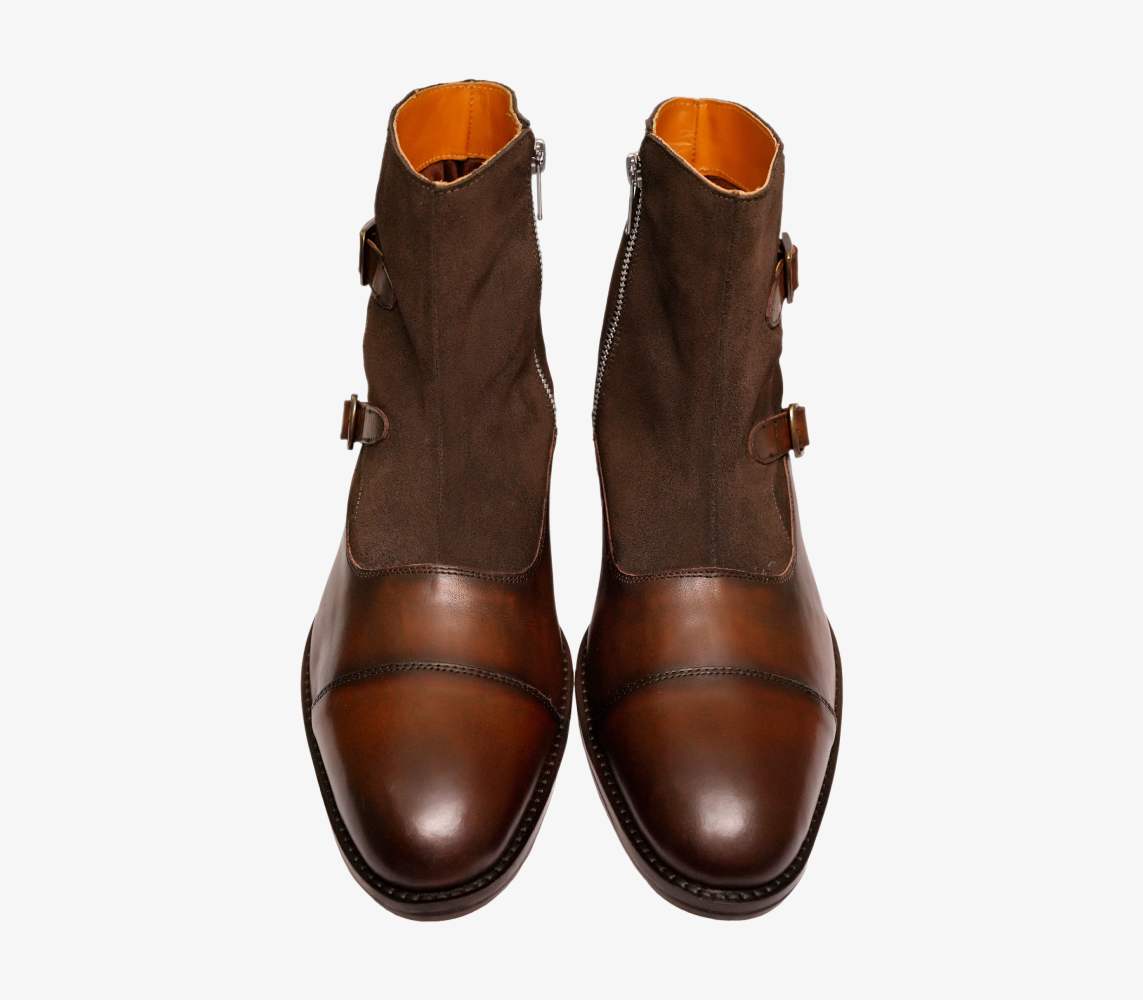 Monk strap wedding shoes for men