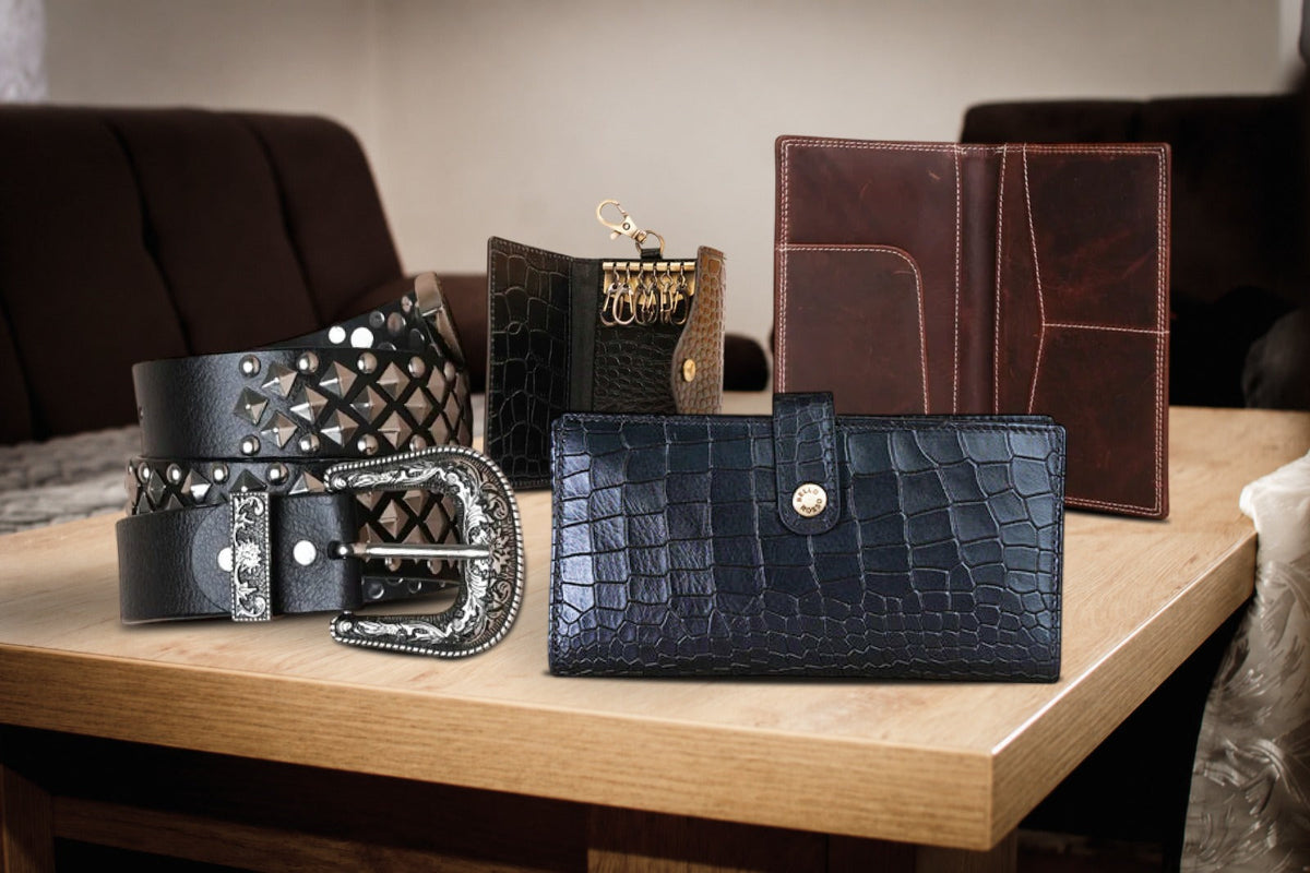 How Can You Identify Genuine Leather When Shopping for Men's Leather Accessories?