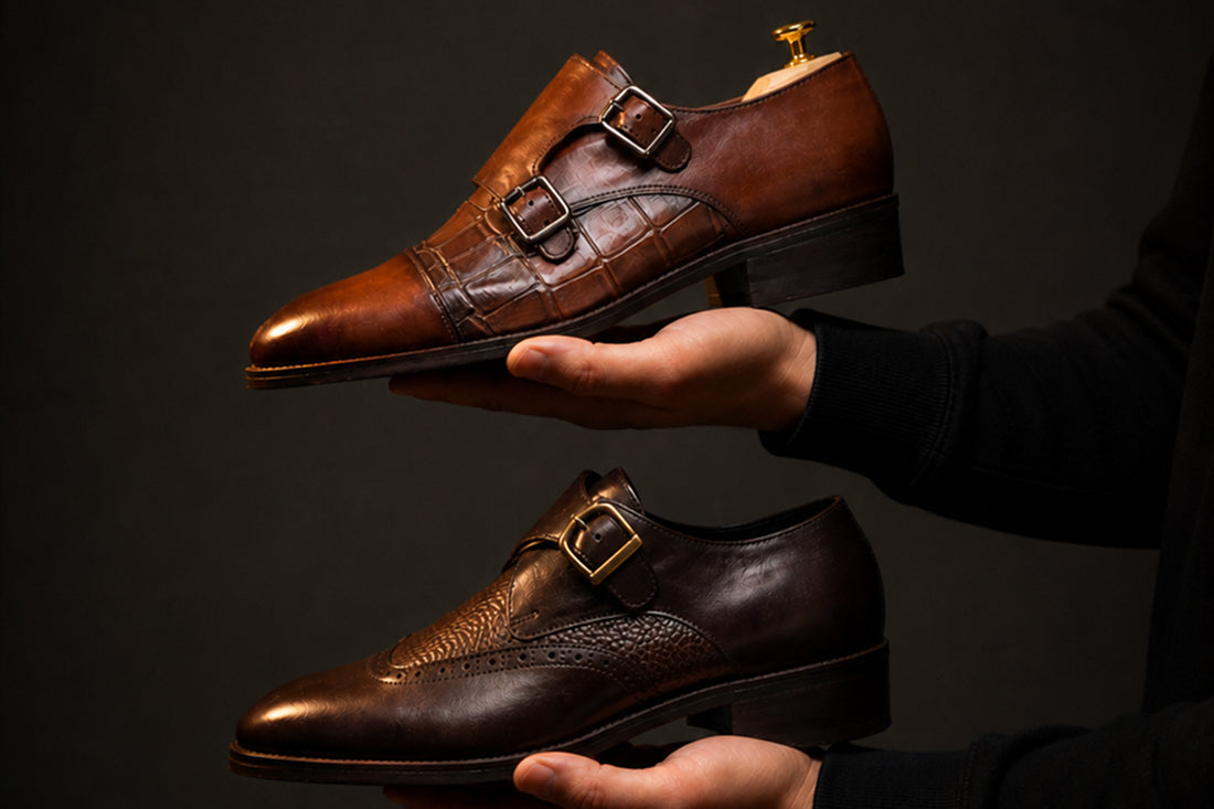 The Art of Handcrafted Leather Monk Strap Shoes – Design, Durability and Comfort