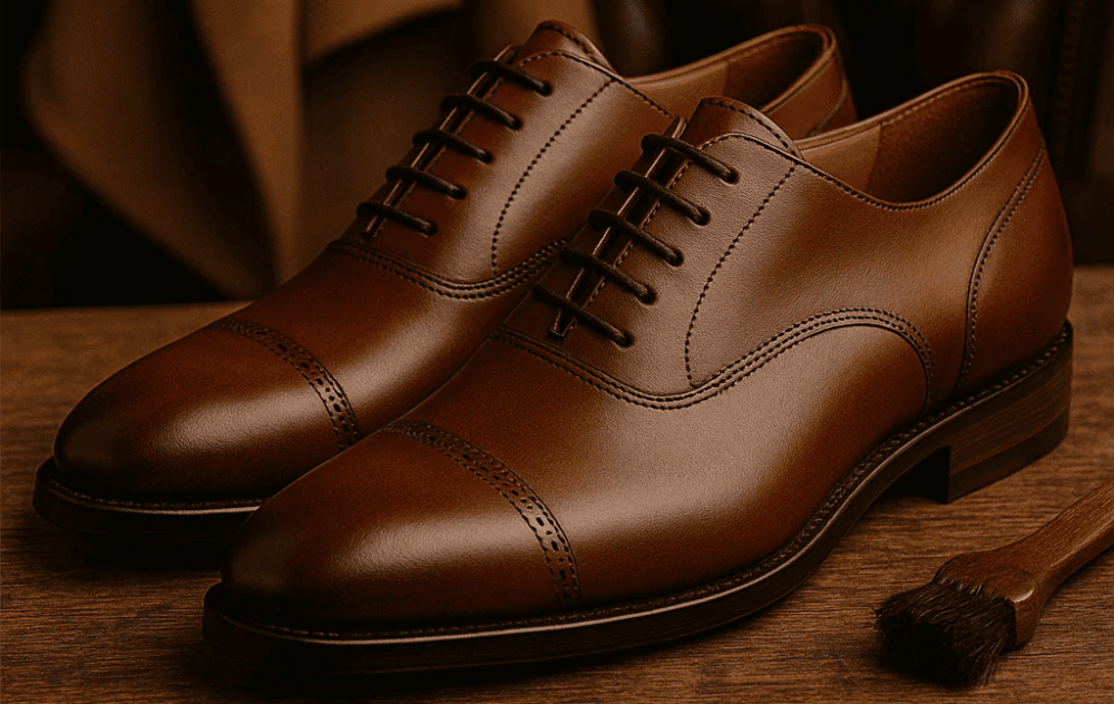 classic men's leather shoes