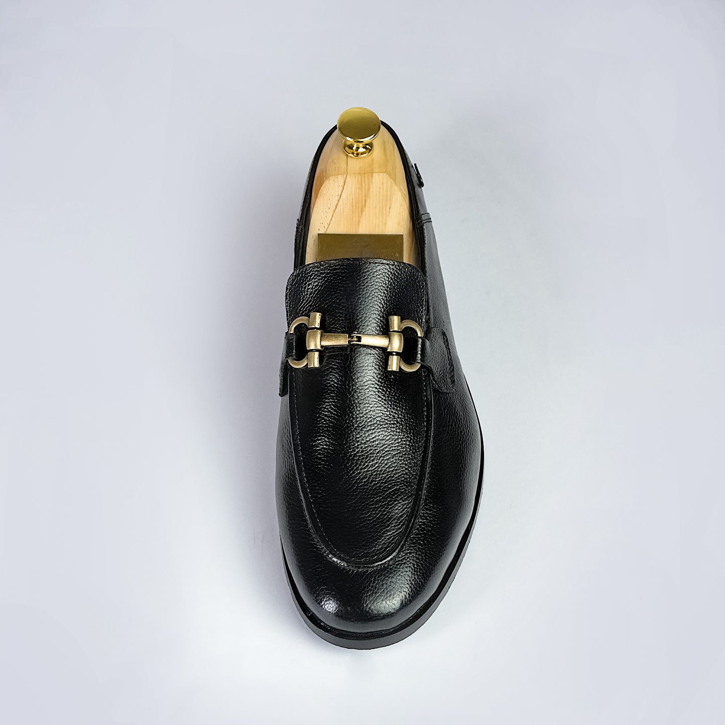 Piel Cuero Genuine Leather Loafers - Handcrafted Luxury Men's Shoes Black