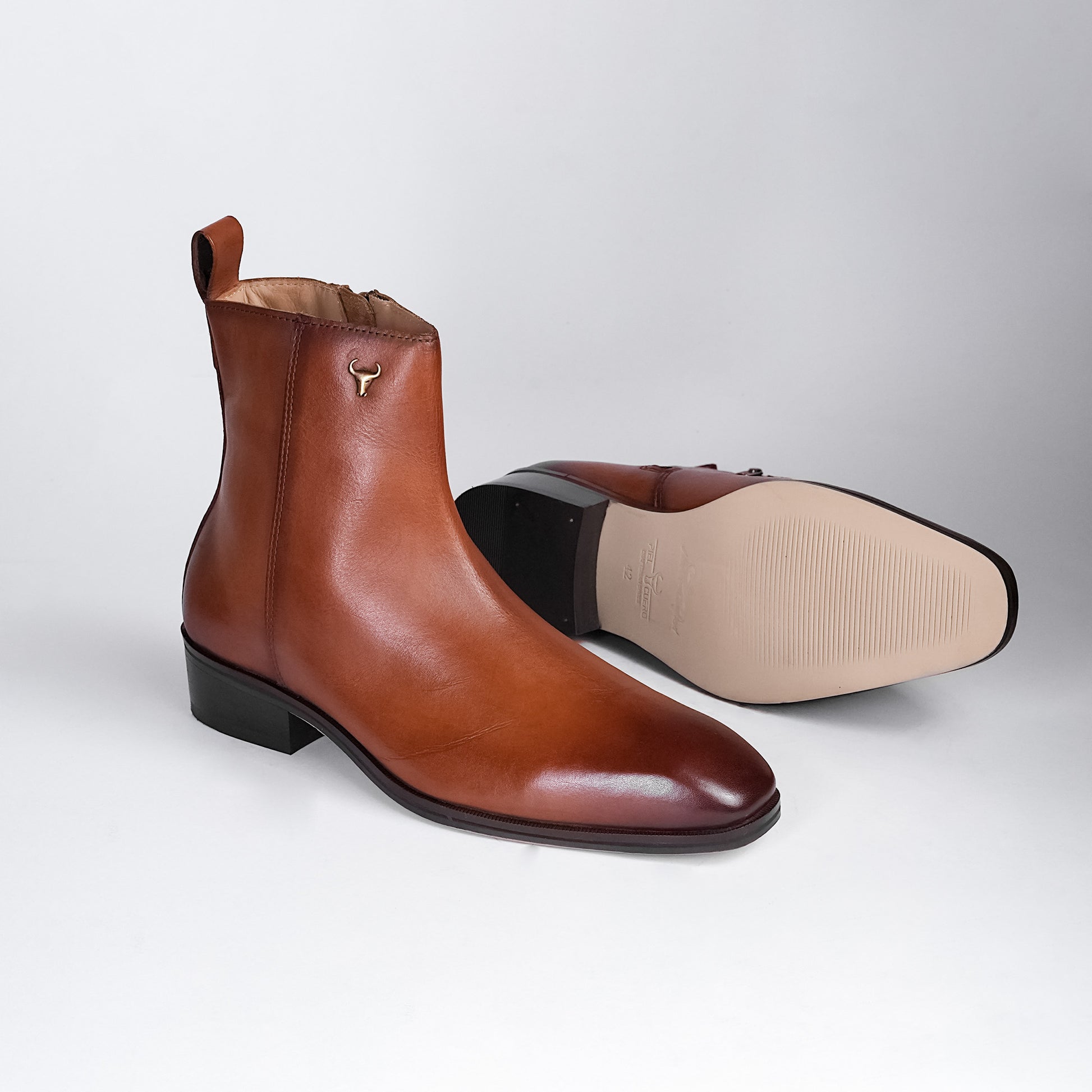 Piel Cuero Custom Chelsea Boots 