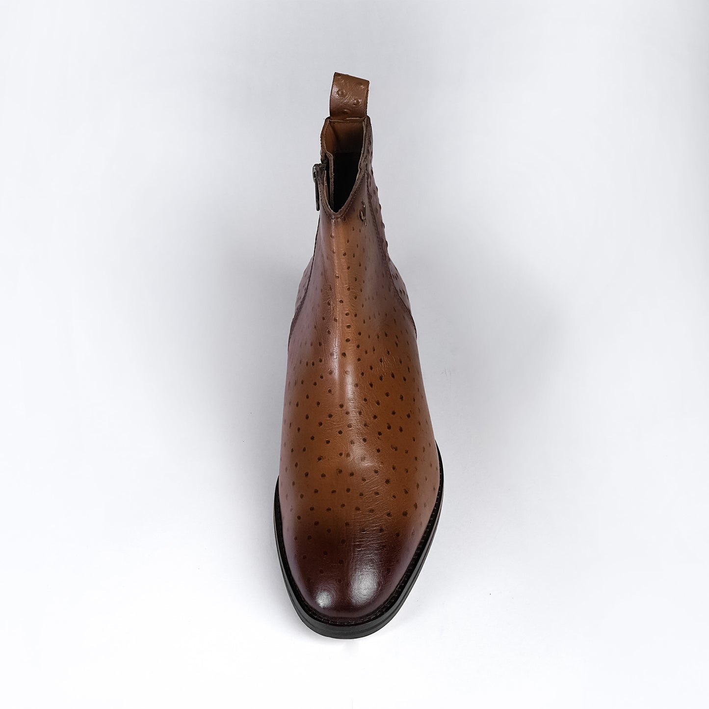 Piel Cuero Men's Handcrafted Brown Leather Ankle Boots