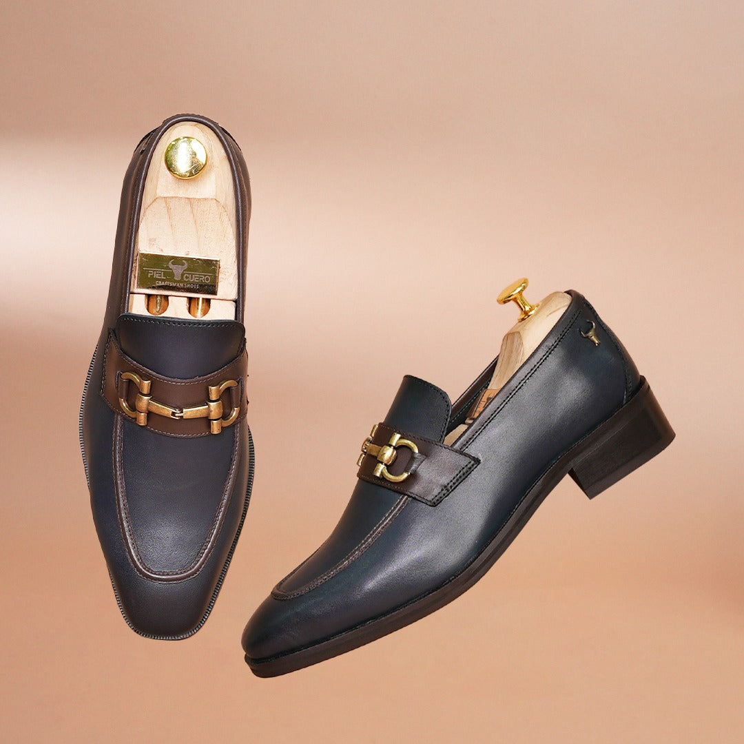 Men's Handcrafted Leather Loafers by Piel Cuero | Luxury Slip-on Shoes