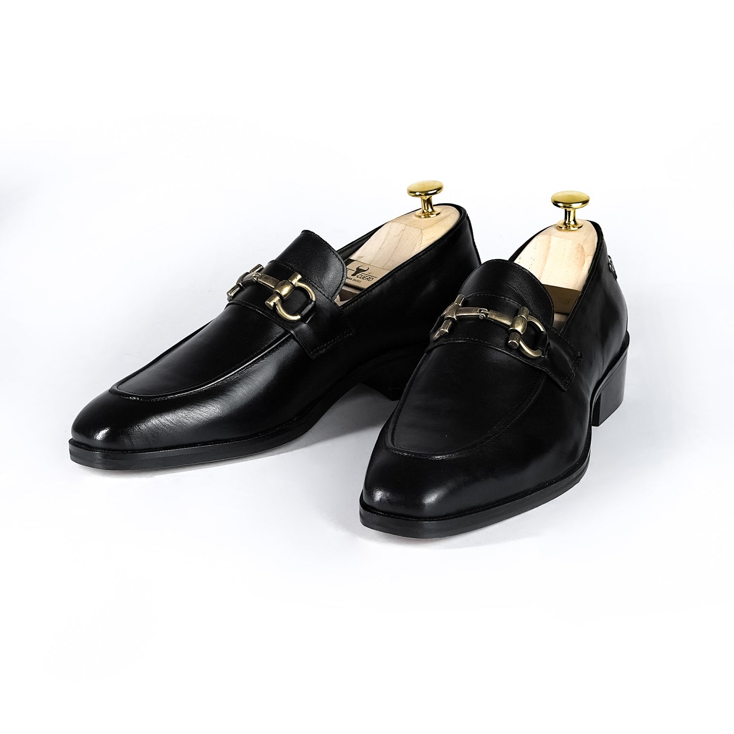 Black Genuine Leather Loafers for Men | Handmade by Piel Cuero