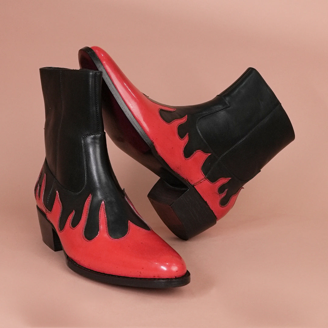 Crimson Royale Premium Leather Boots
