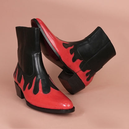 Crimson Royale Premium Leather Boots