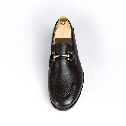 Piel Cuero Genuine Leather Loafers - Handcrafted Luxury Men's Shoes Brown