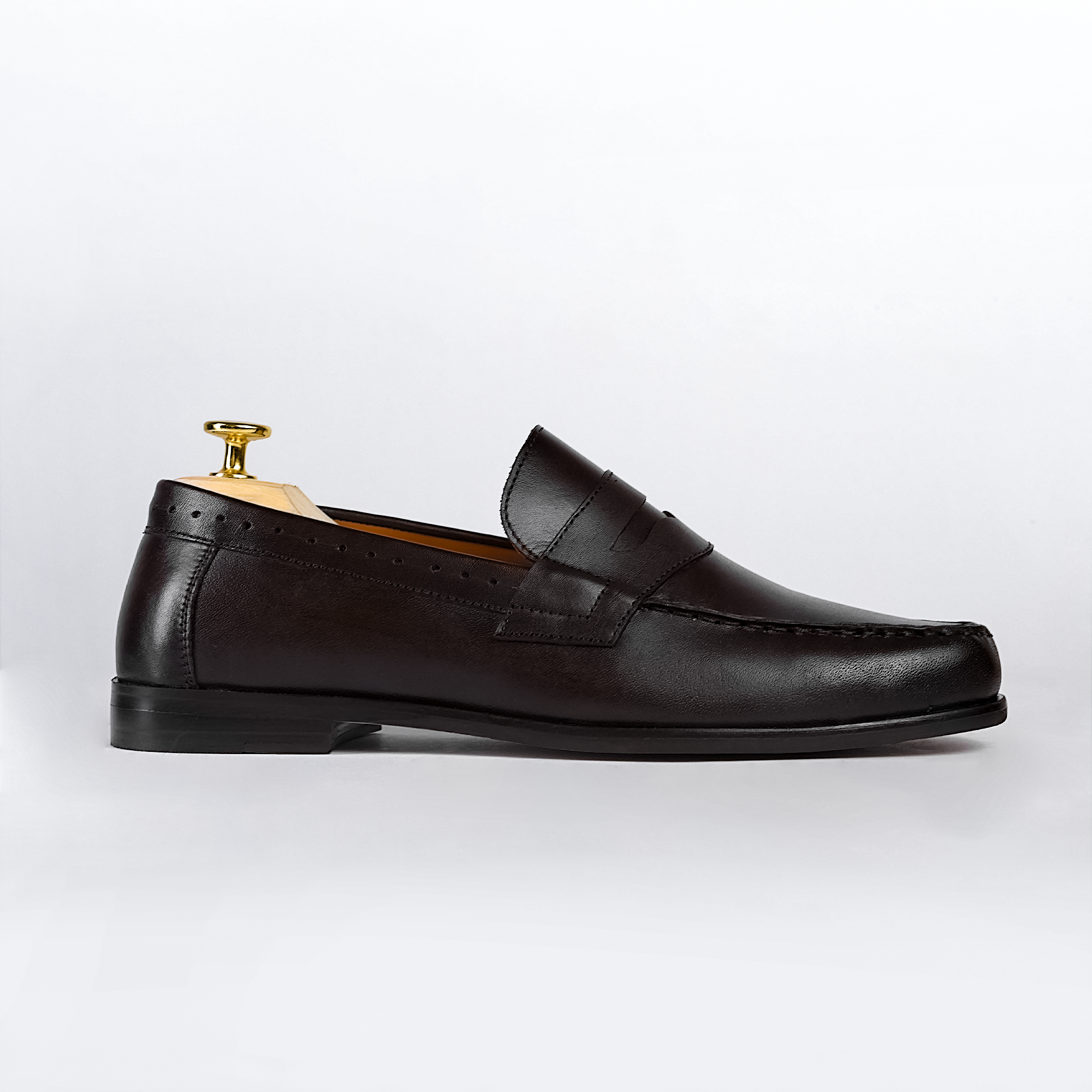 Piel Cuero Handmade Leather Slip-On Shoes Brown