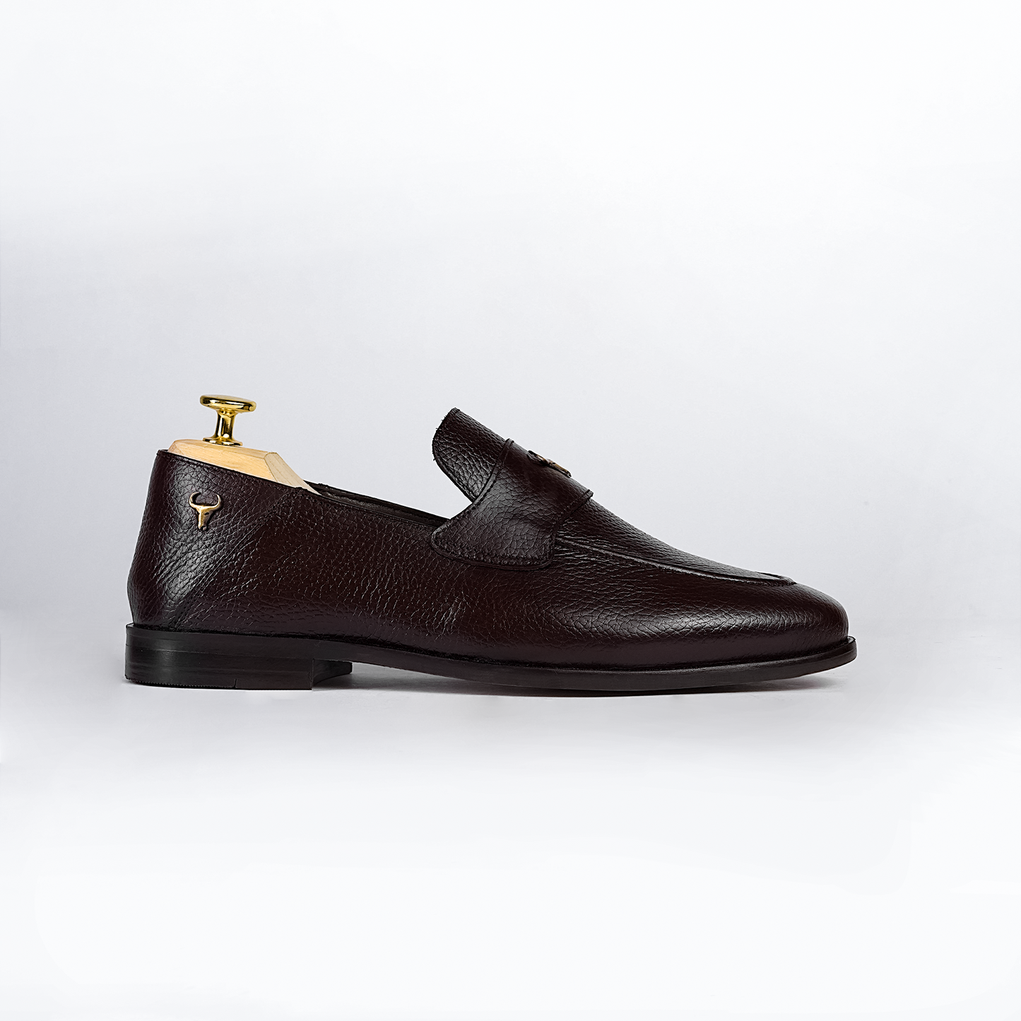 Piel Cureo Men's Genuine Leather Loafers - Premium Textured Slip-Ons