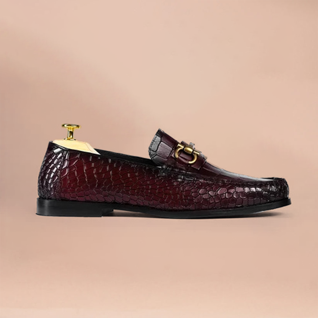 Genuine Leather Tan Brown Loafers - Handmade Luxury Shoes