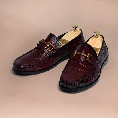 Genuine Leather Tan Brown Loafers - Handmade Luxury Shoes