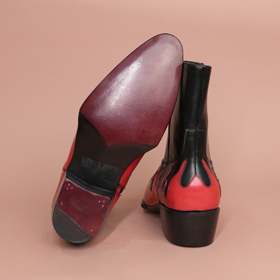 Crimson Royale Premium Leather Boots