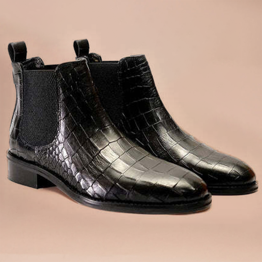 Handmade Genuine Leather Chelsea Shoes - Comfortable & Durable