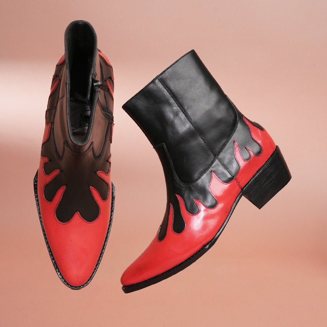 Crimson Royale Premium Leather Boots
