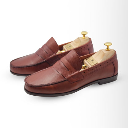 Timeless Brown Penny Loafers by Piel Cuero - Premium Leather & Comfort