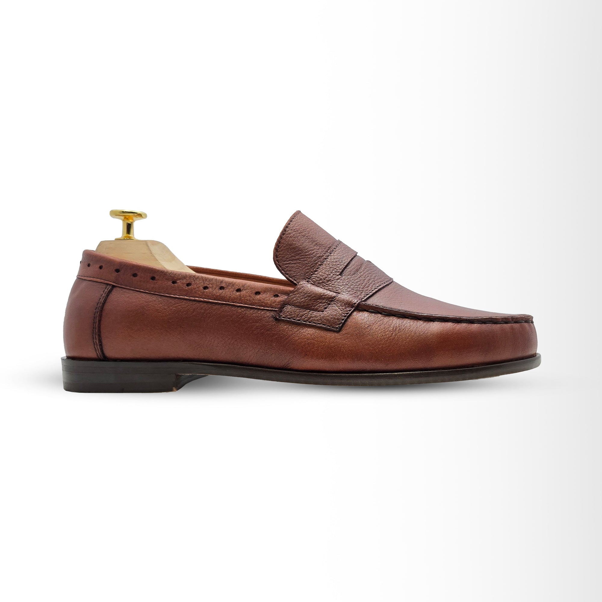 Timeless Brown Penny Loafers by Piel Cuero - Premium Leather & Comfort