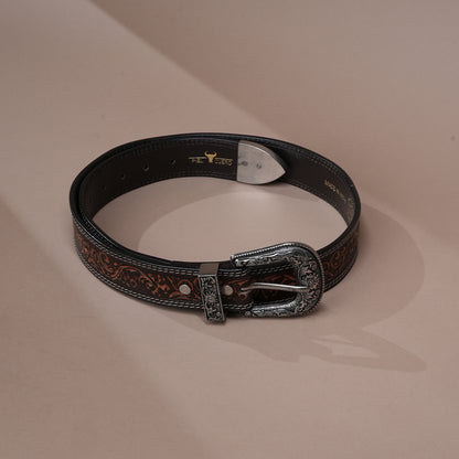Cowboy Leather Belt for Men | Handcrafted Western Leather Belt