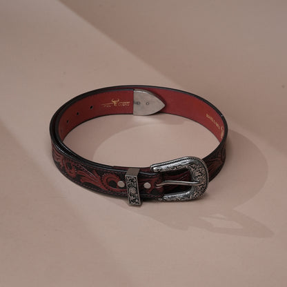 Cowboy Leather Belt for Men | Handcrafted Western Leather Belt