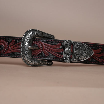 Cowboy Leather Belt for Men | Handcrafted Western Leather Belt