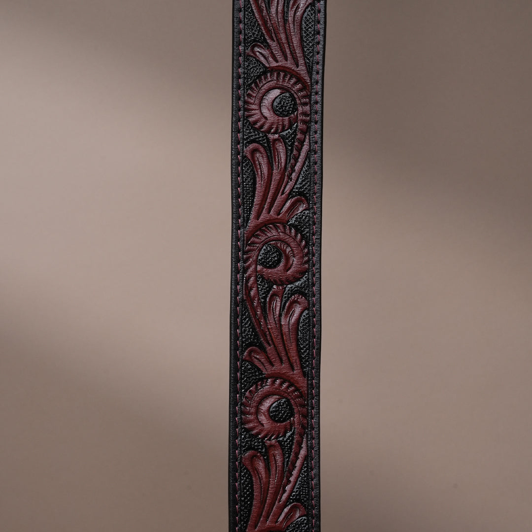 Cowboy Leather Belt for Men | Handcrafted Western Leather Belt