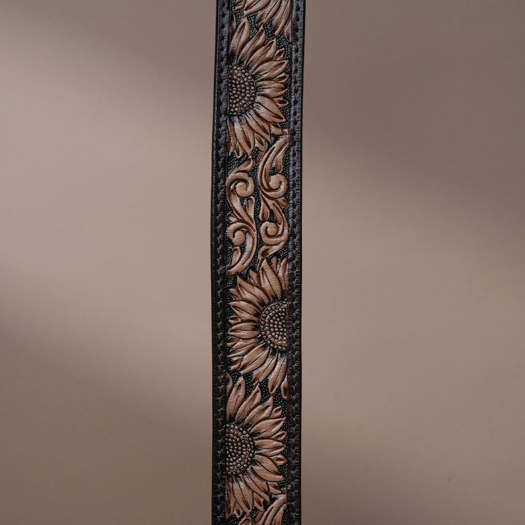 Cowboy Leather Belt for Men | Handcrafted Western Leather Belt