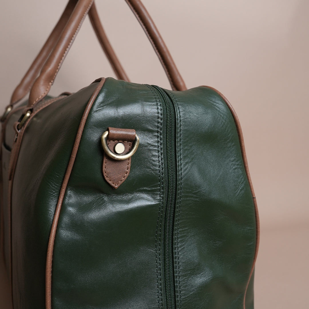 Piel Cuero Oxford Pure Leather Duffle Bag | Genuine Leather Travel Bag