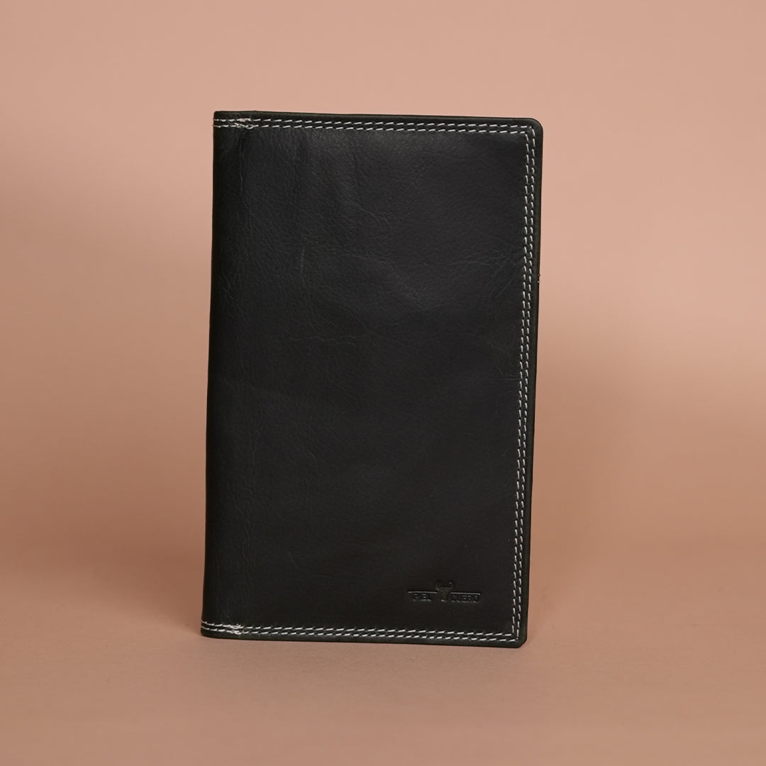 Black Leather Passport Cover – Premium Leather Passport Case