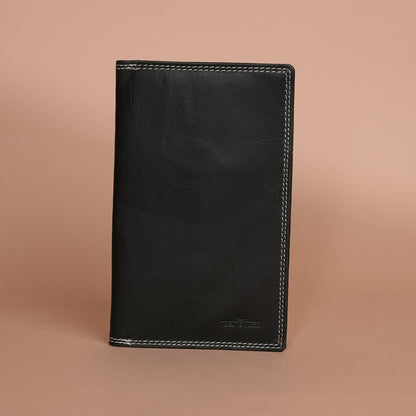 Black Leather Passport Cover – Premium Leather Passport Case