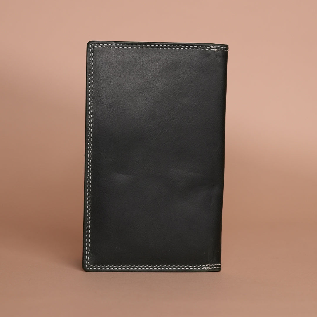 Black Leather Passport Cover – Premium Leather Passport Case