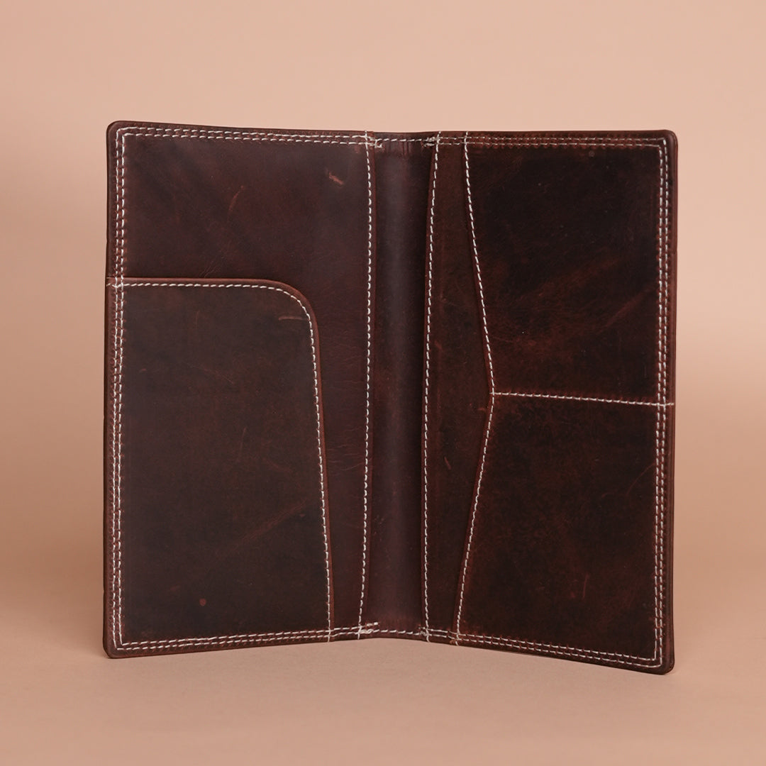 Brown Leather Passport Cover – Premium Leather Passport Case