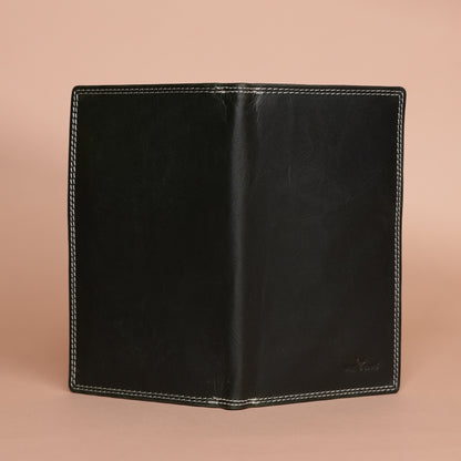 Black Leather Passport Cover – Premium Leather Passport Case