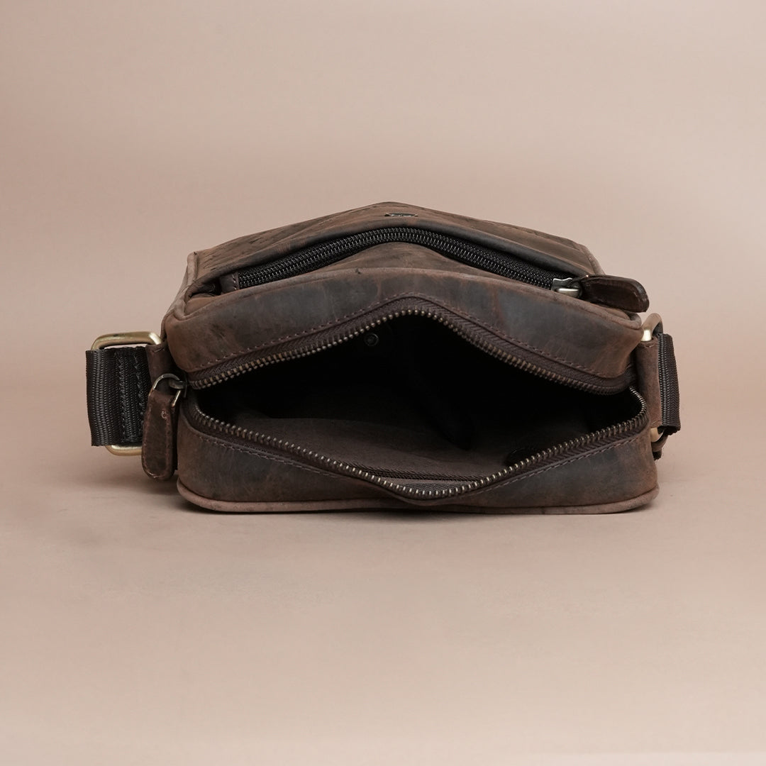 Brown Hanter Leaser SIde Bag (Signature Series)