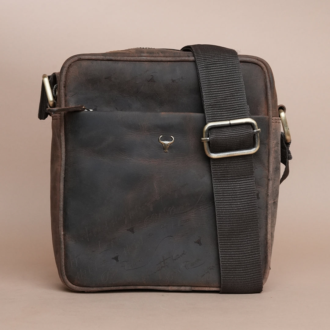 Brown Hanter Leaser SIde Bag (Signature Series)