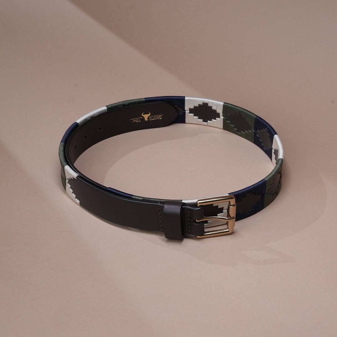 Polo Leather Belt for Men | Handcrafted Polo Style Leather Belt