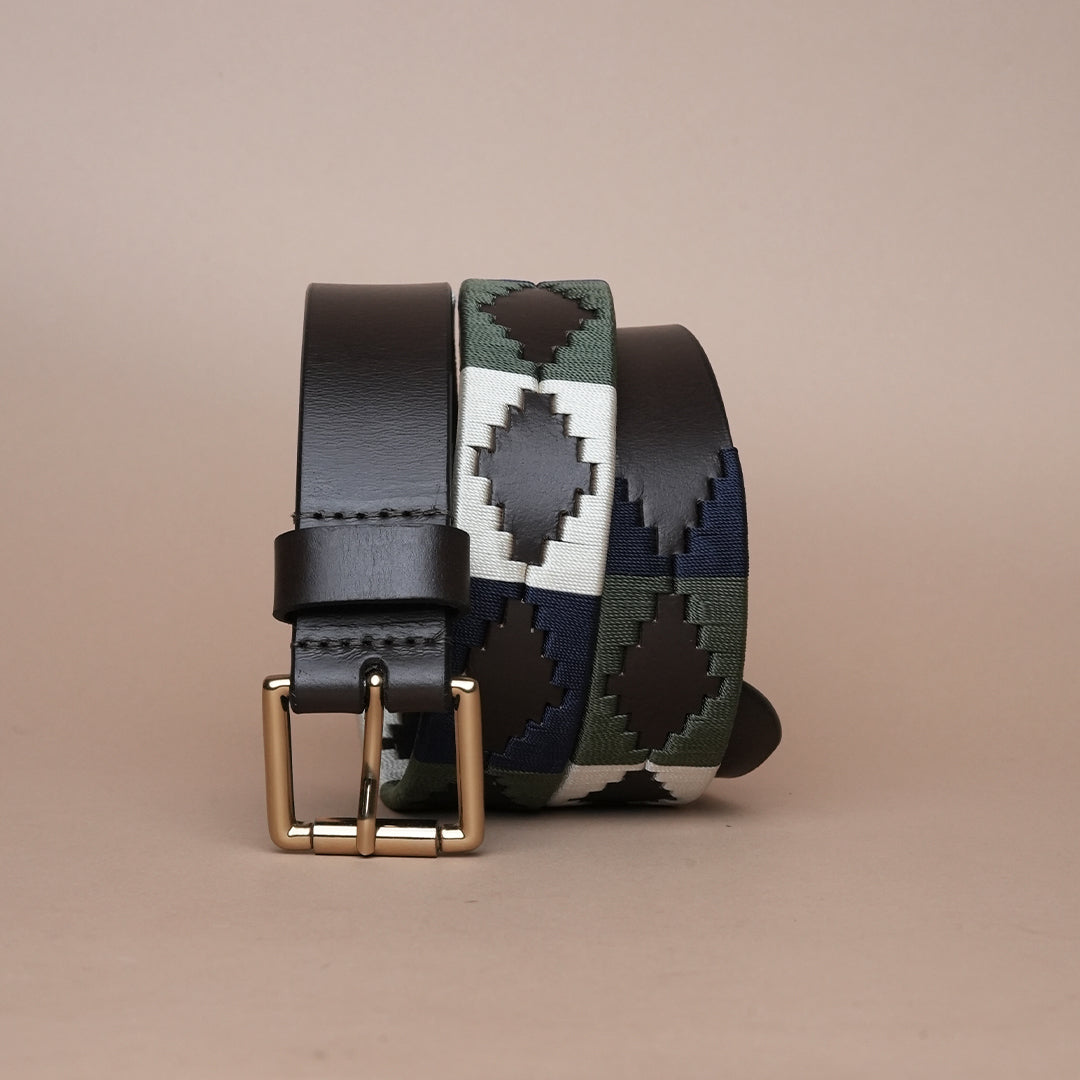 Polo Leather Belt for Men | Handcrafted Polo Style Leather Belt