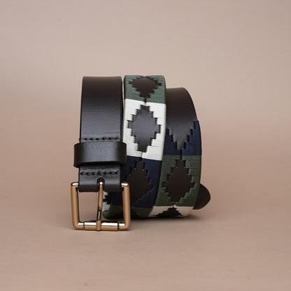 Polo Leather Belt for Men | Handcrafted Polo Style Leather Belt