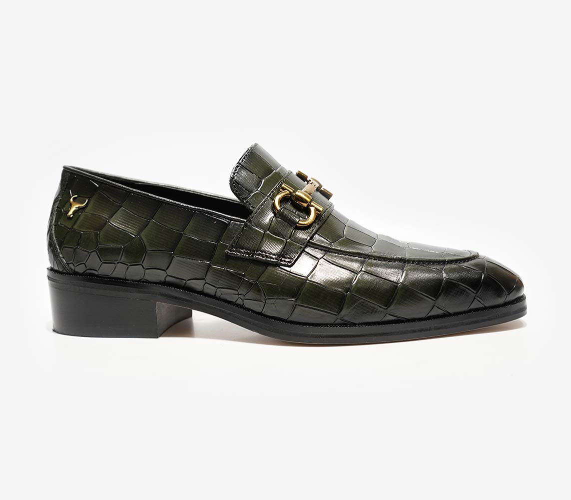 Green Leather Shoes