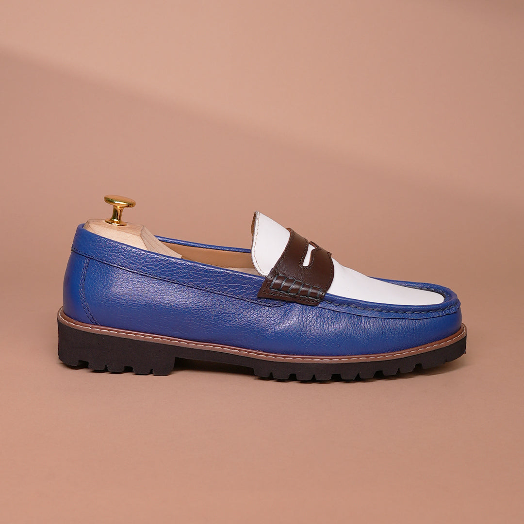 Piel Cuero Riviera Penny Loafers