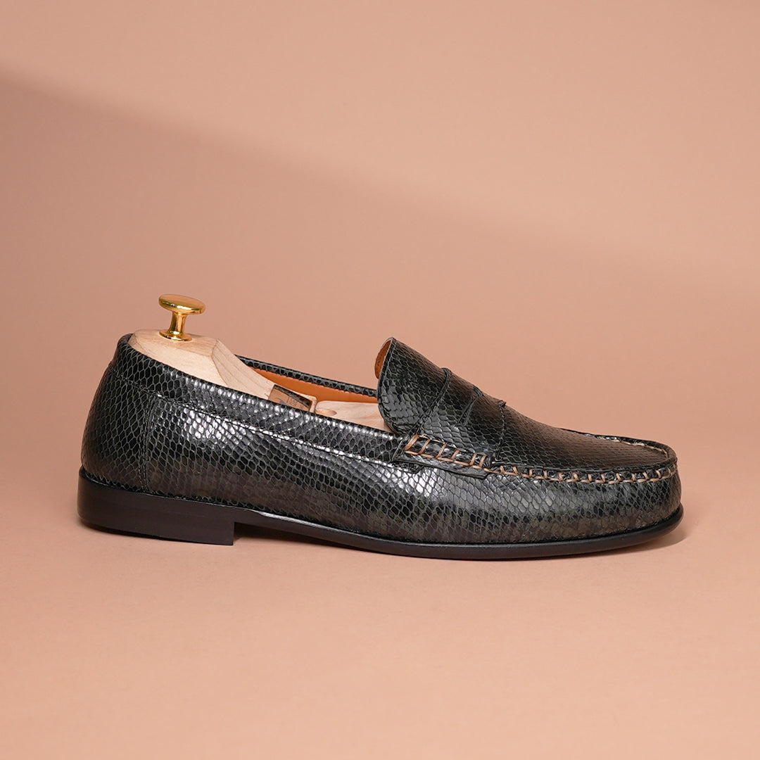 Piel Cuero Handcrafted  Leather Penny Loafers