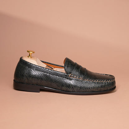 Piel Cuero Handcrafted  Leather Penny Loafers