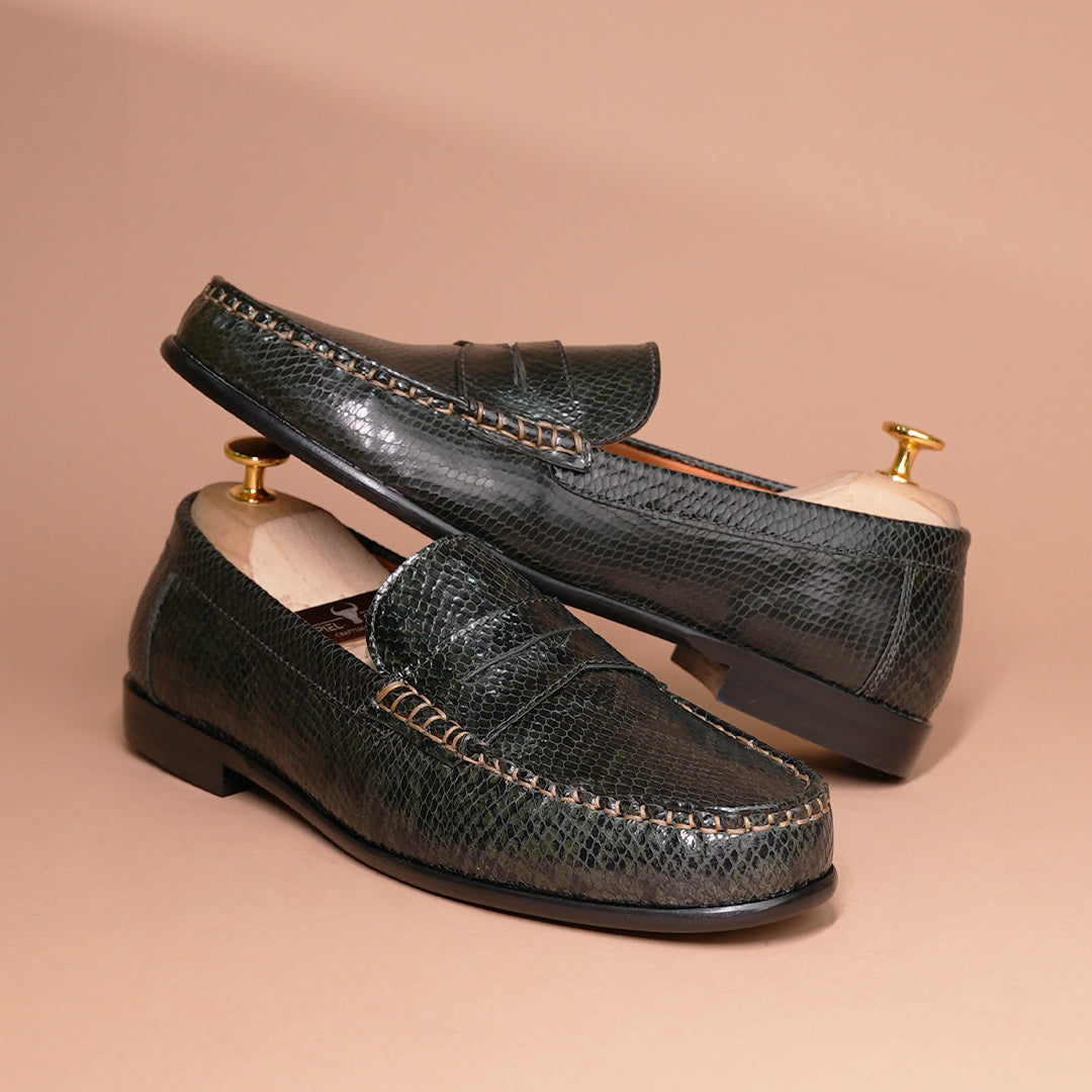 Piel Cuero Handcrafted  Leather Penny Loafers