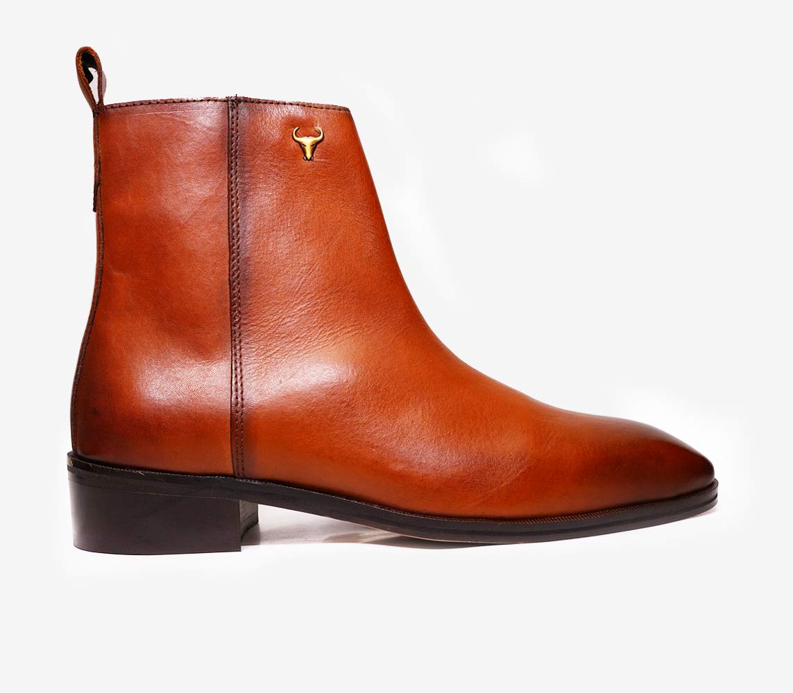 Handmade Genuine Leather Chelsea Shoes | Men's Boots - Piel Cuero