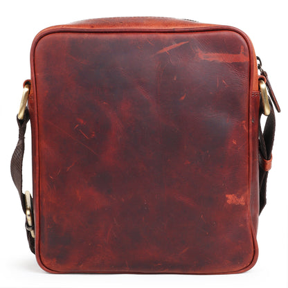 Piel Cuero Brown OilPullUp Laser Work Side Bag – Signature Series